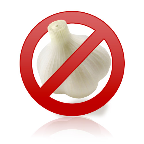 強壮効果から、にんにくを禁じる場所も