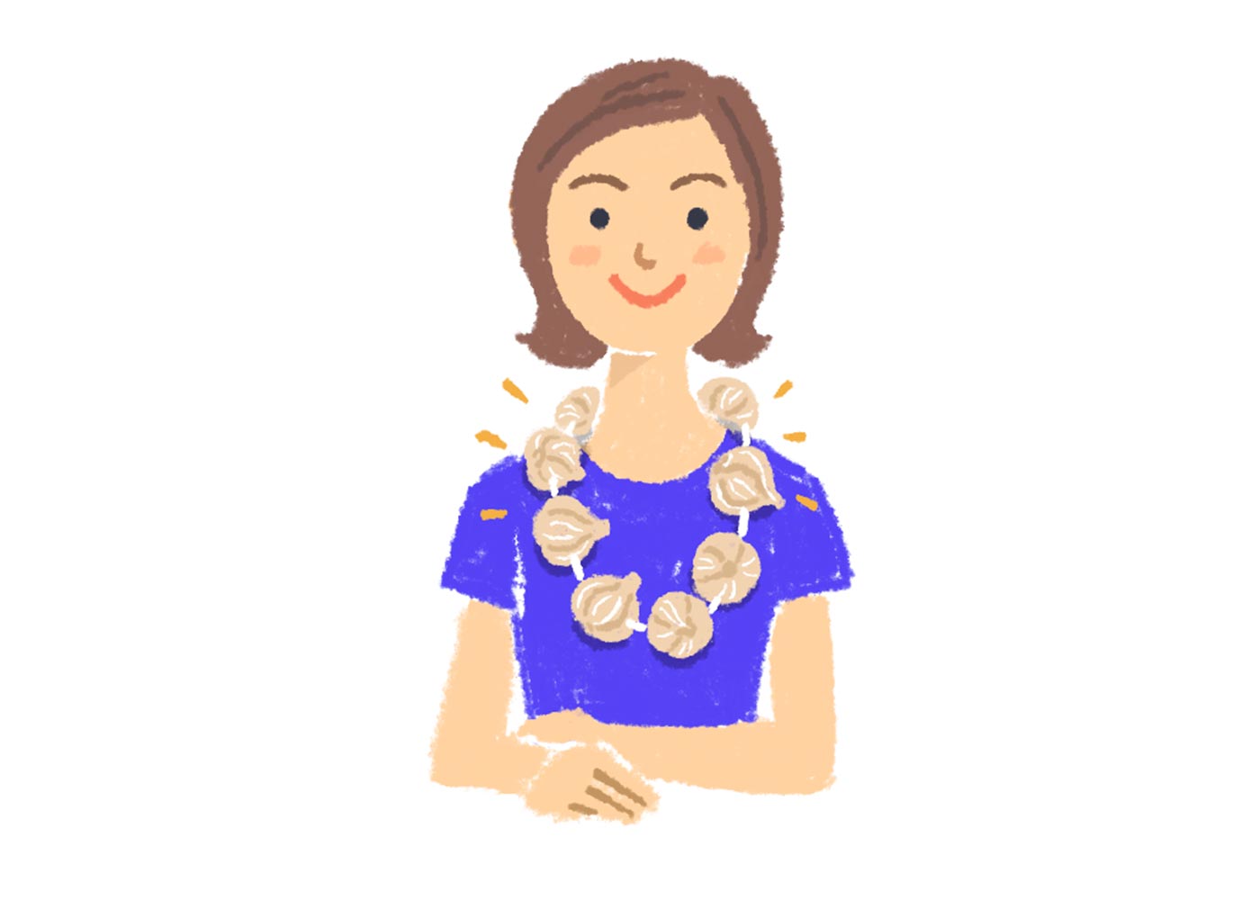 意外にオシャレ？にんにくネックレス！？